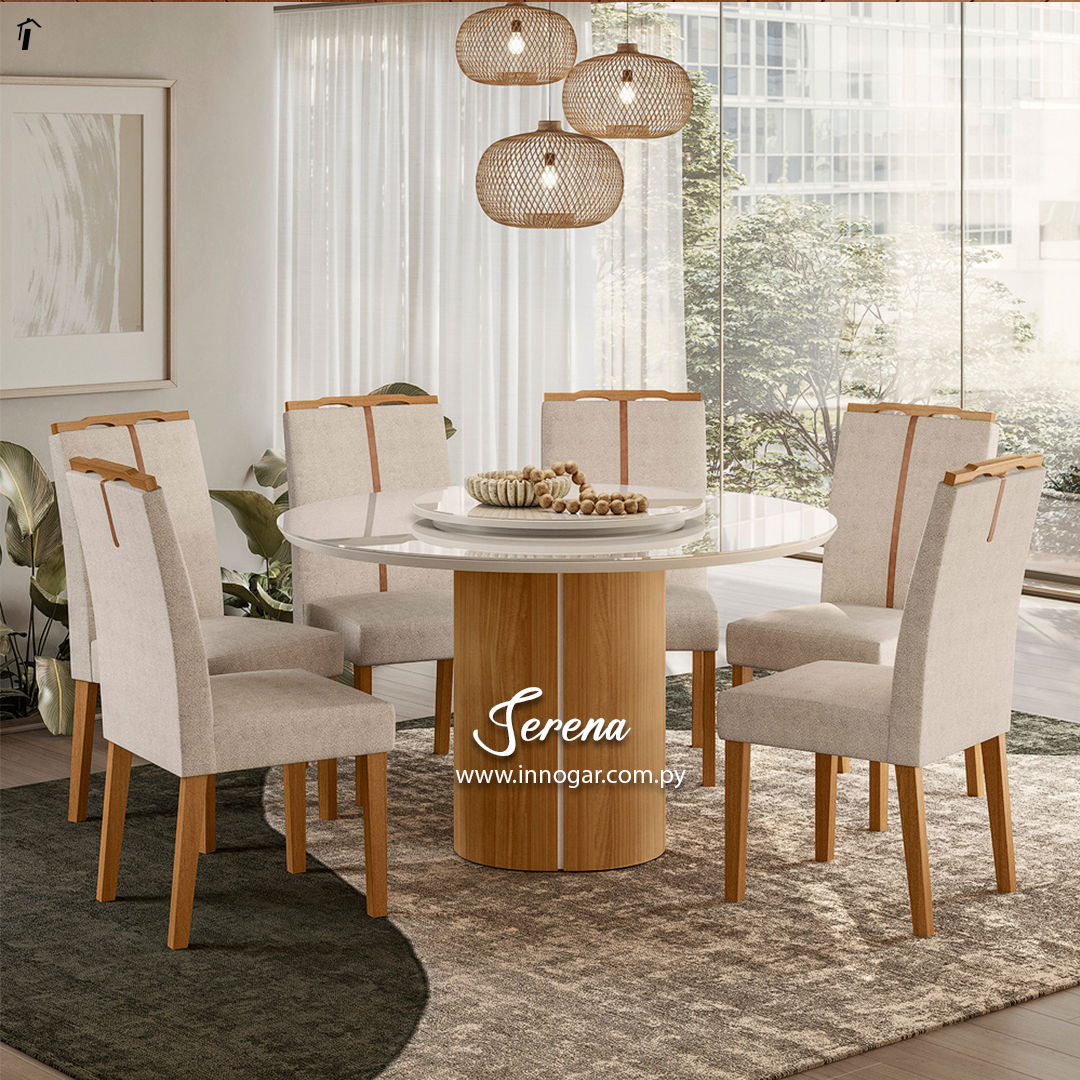 Juego de Comedor Serena Redondo