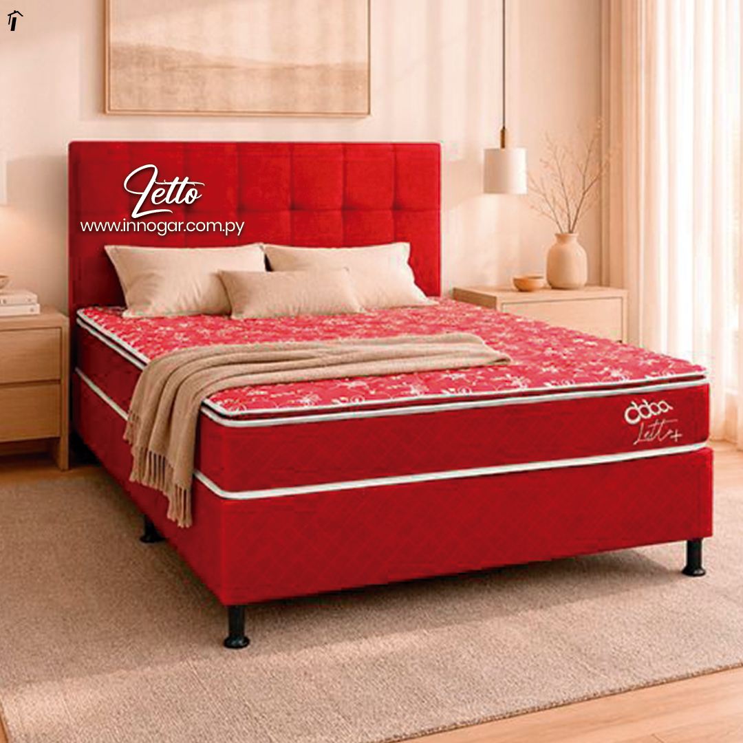 Sommier Letto Rojo Carmesí 