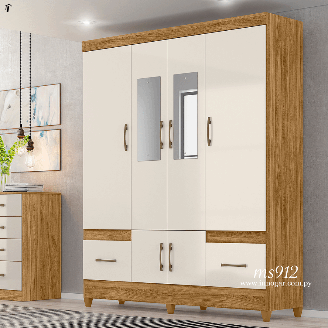 Ropero MS912 / Freijo Off White