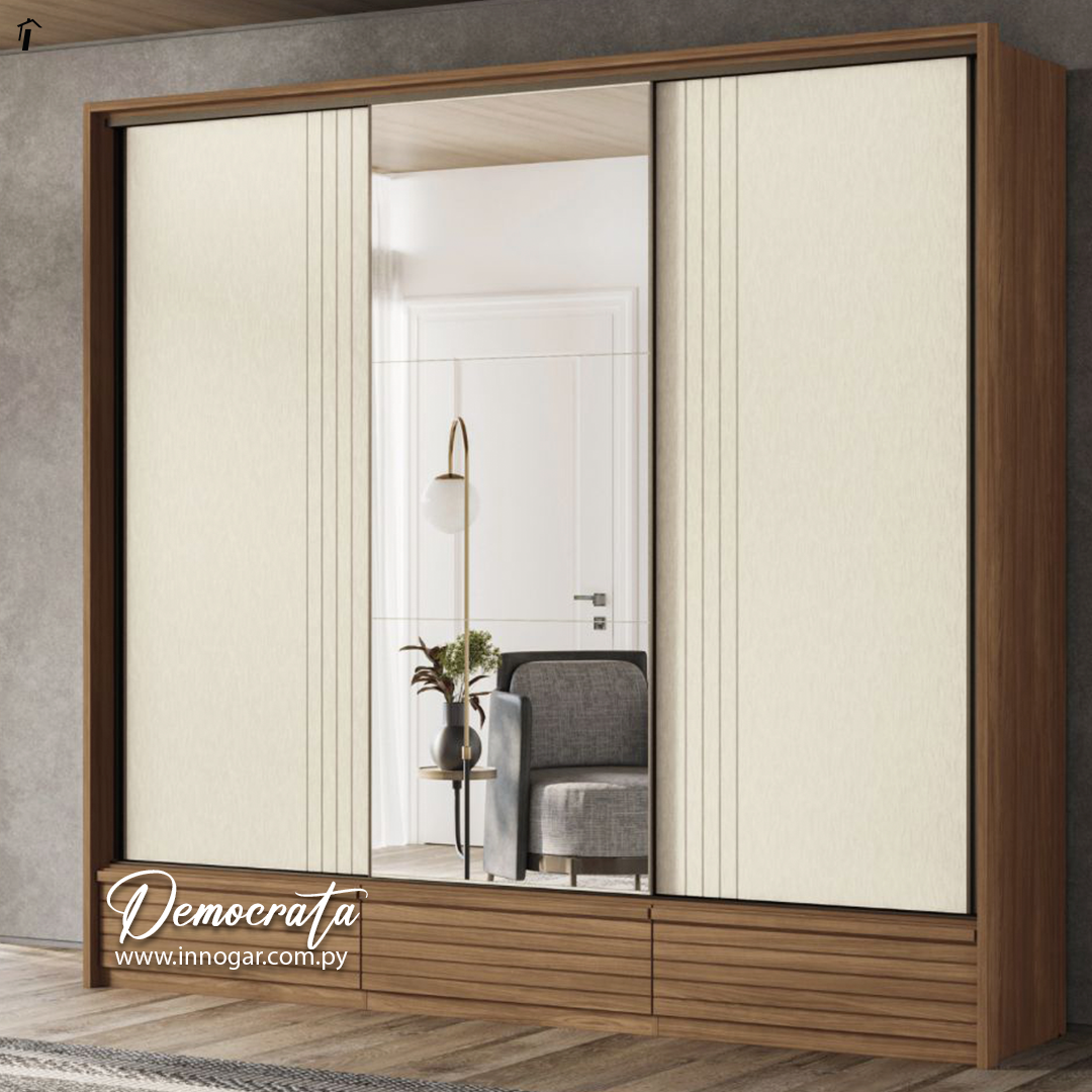 Ropero Democrata 3P Jatoba / Arena