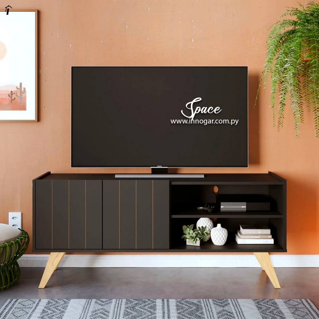 Rack Space Negro Opaco Tauari Noble