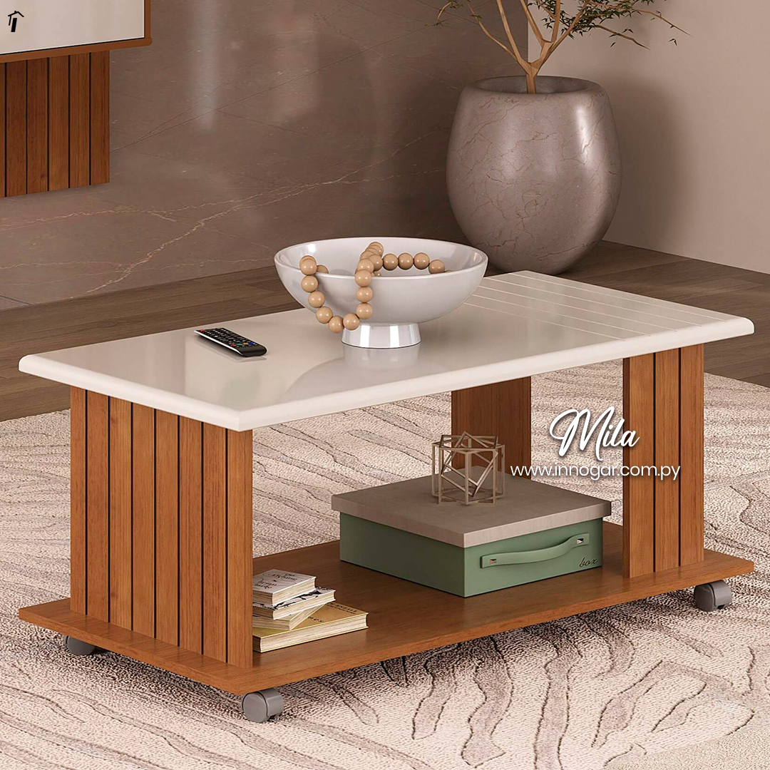 Mesa Centro Mila Cerezo Off White 