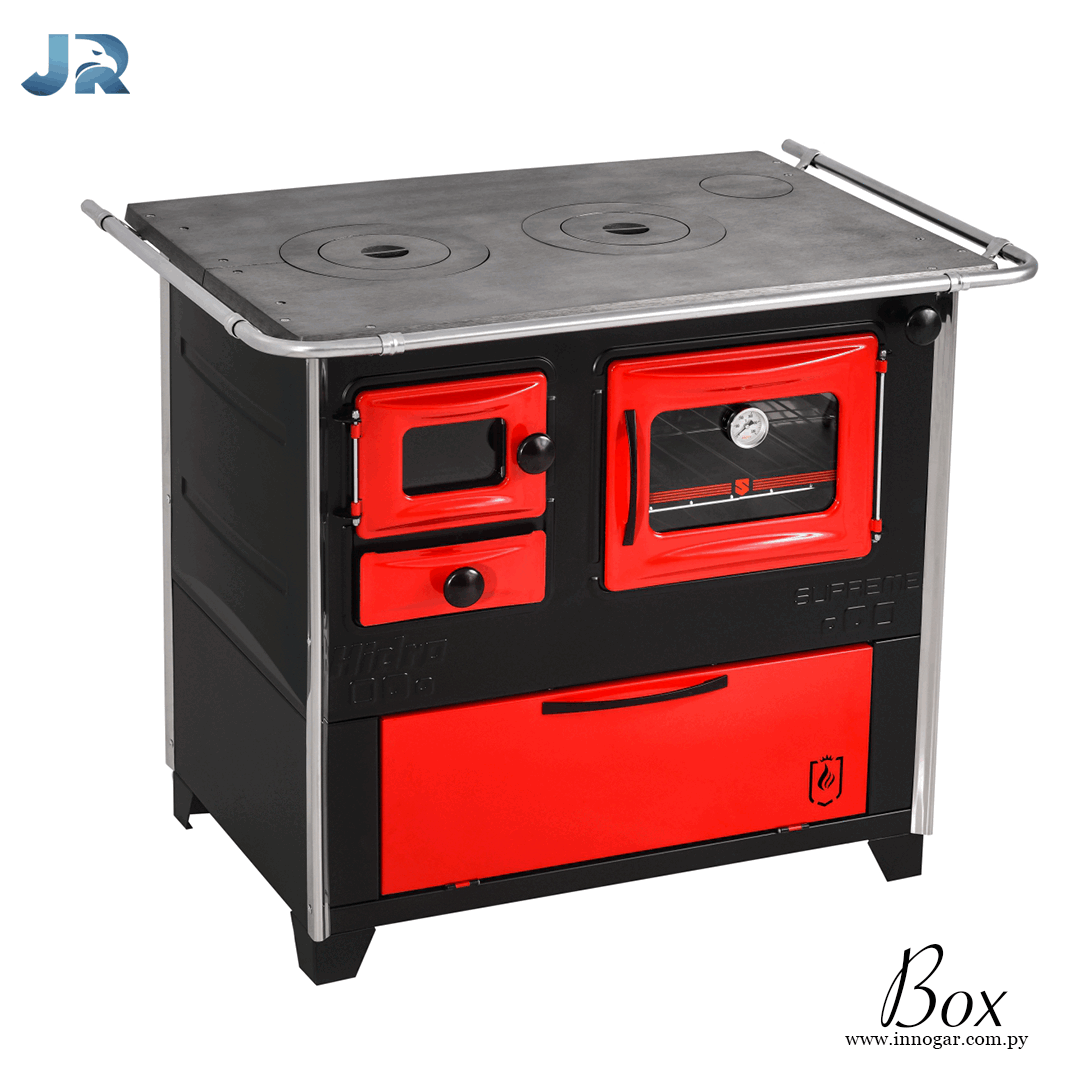Cocina a leña Supreme Box - Negro, Box
