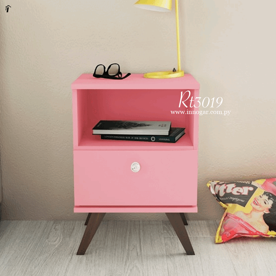 Mesita de Luz RT 3019 / Rosa