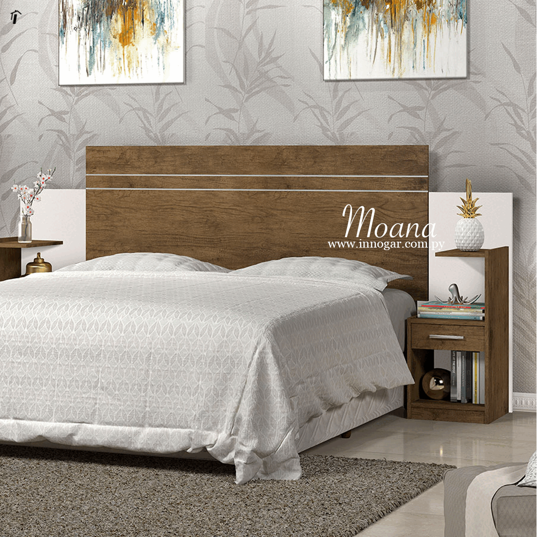 Cabecera Moana 1.40/1.60 / Jequitiba Off White