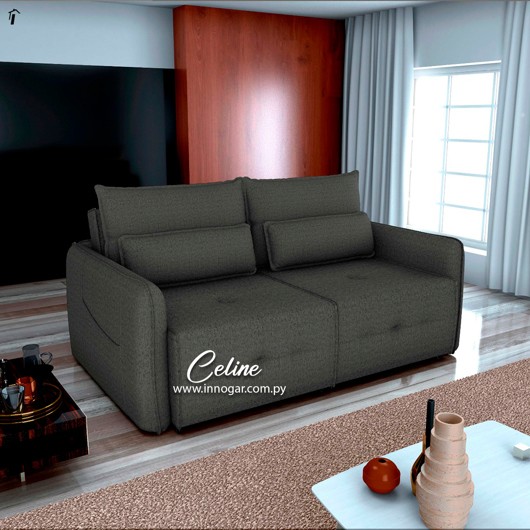 Sofa Cama Matrix Celine Gris