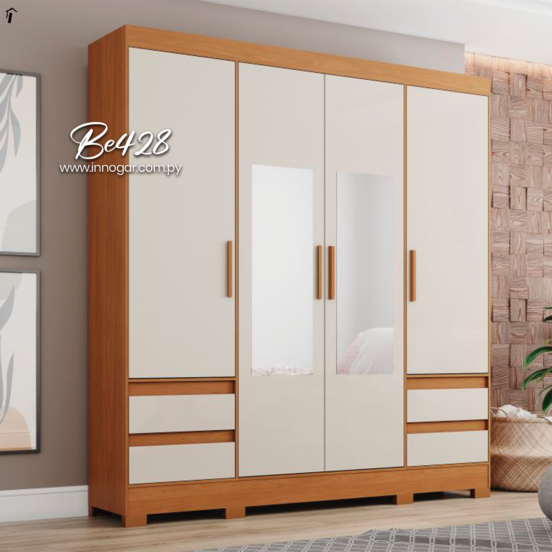 Ropero Be428 Cinamomo Off White 