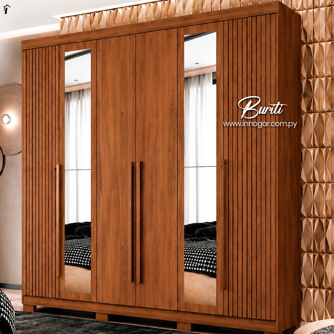 Ropero Buriti 6P Jatoba Jatoba
