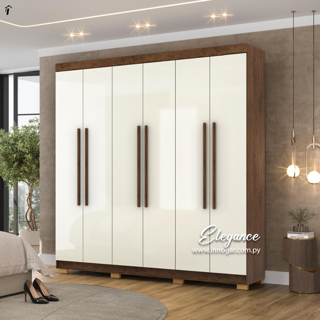 Ropero Elegance / Imbuia - Champagne