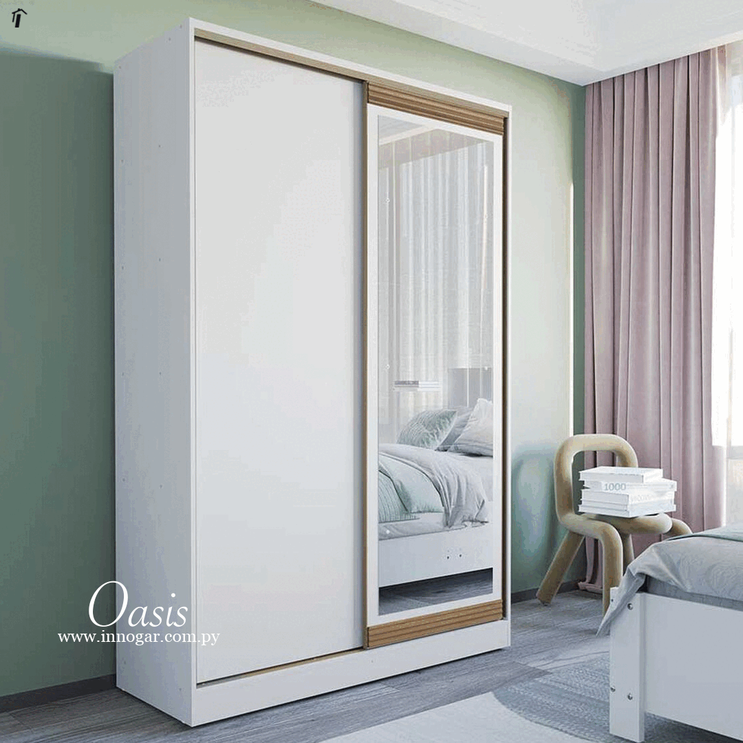 Ropero Oasis 2P / Blanco