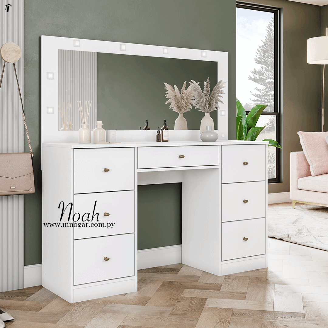 Tocador Glamour / Blanco