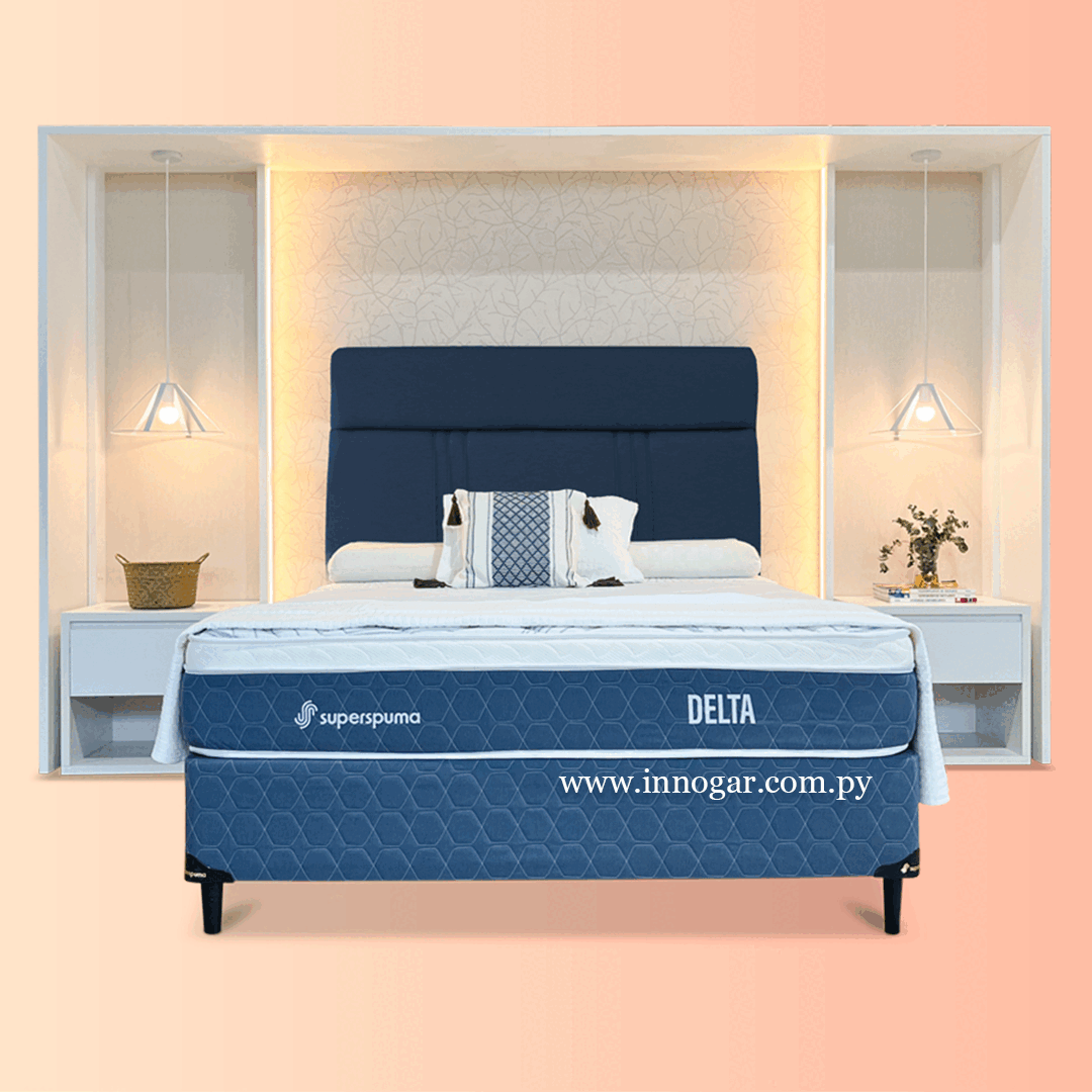 Cama Delta Azul 1,60