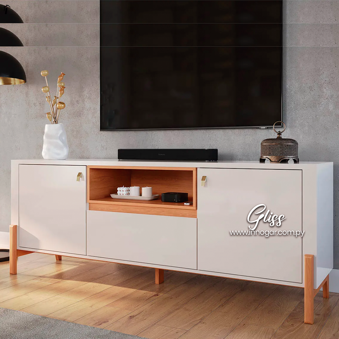 Rack Gliss Off White Jequitiba 