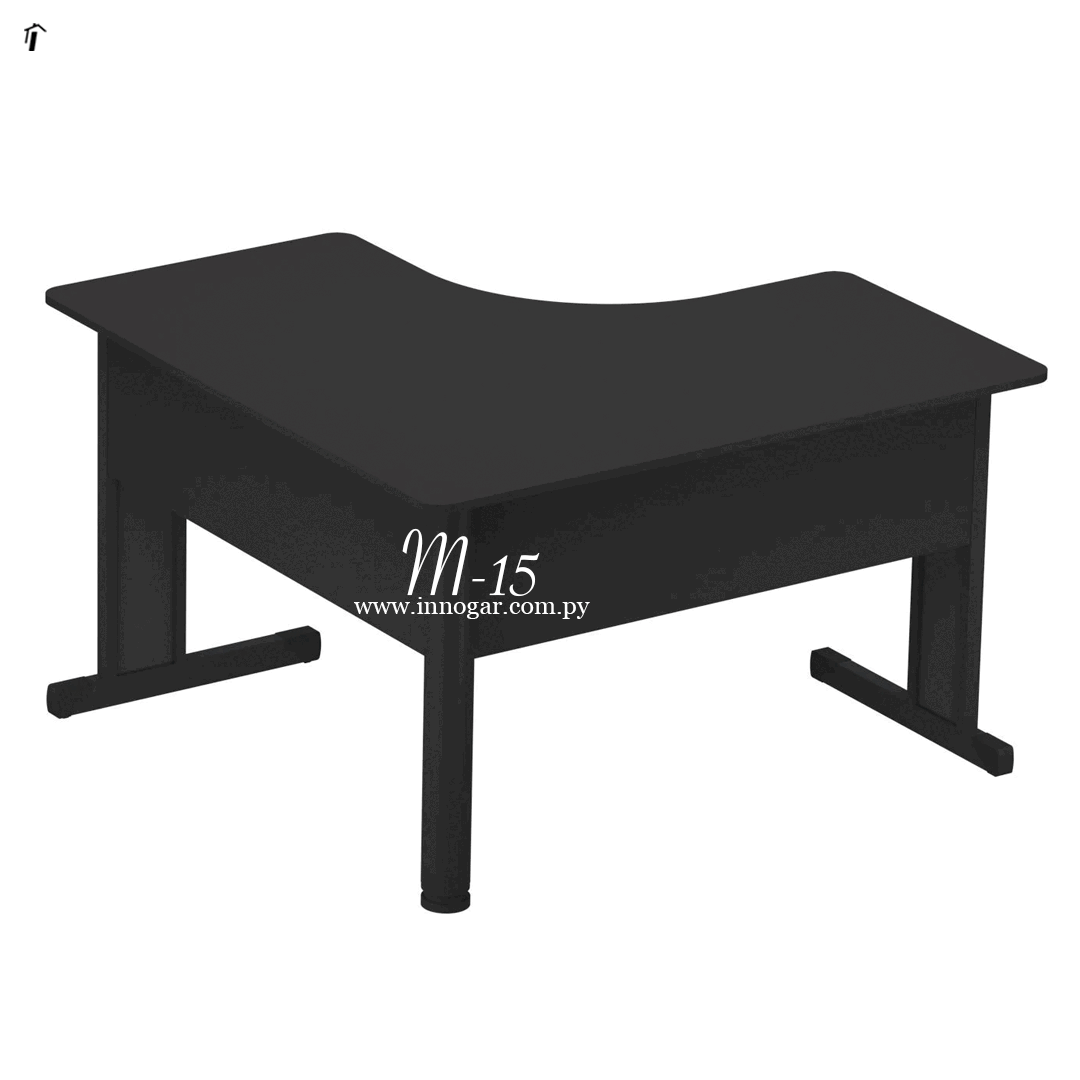 Mesa Angular M15 / Negro