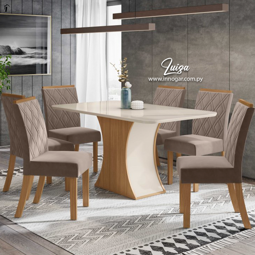 Juego de Comedor Luiza / Sillas Vita