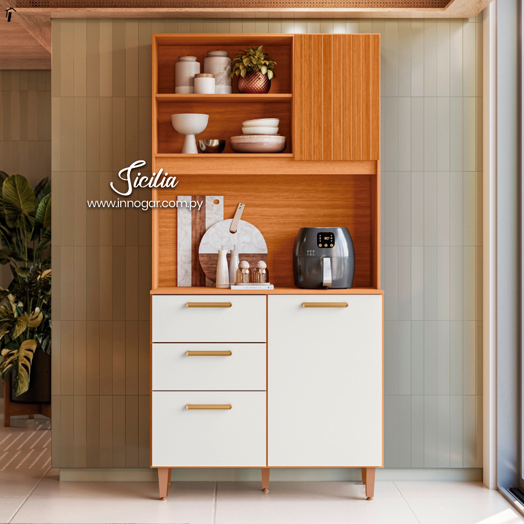 Kit Cocina Sicilia Freijo Off Acetinado
