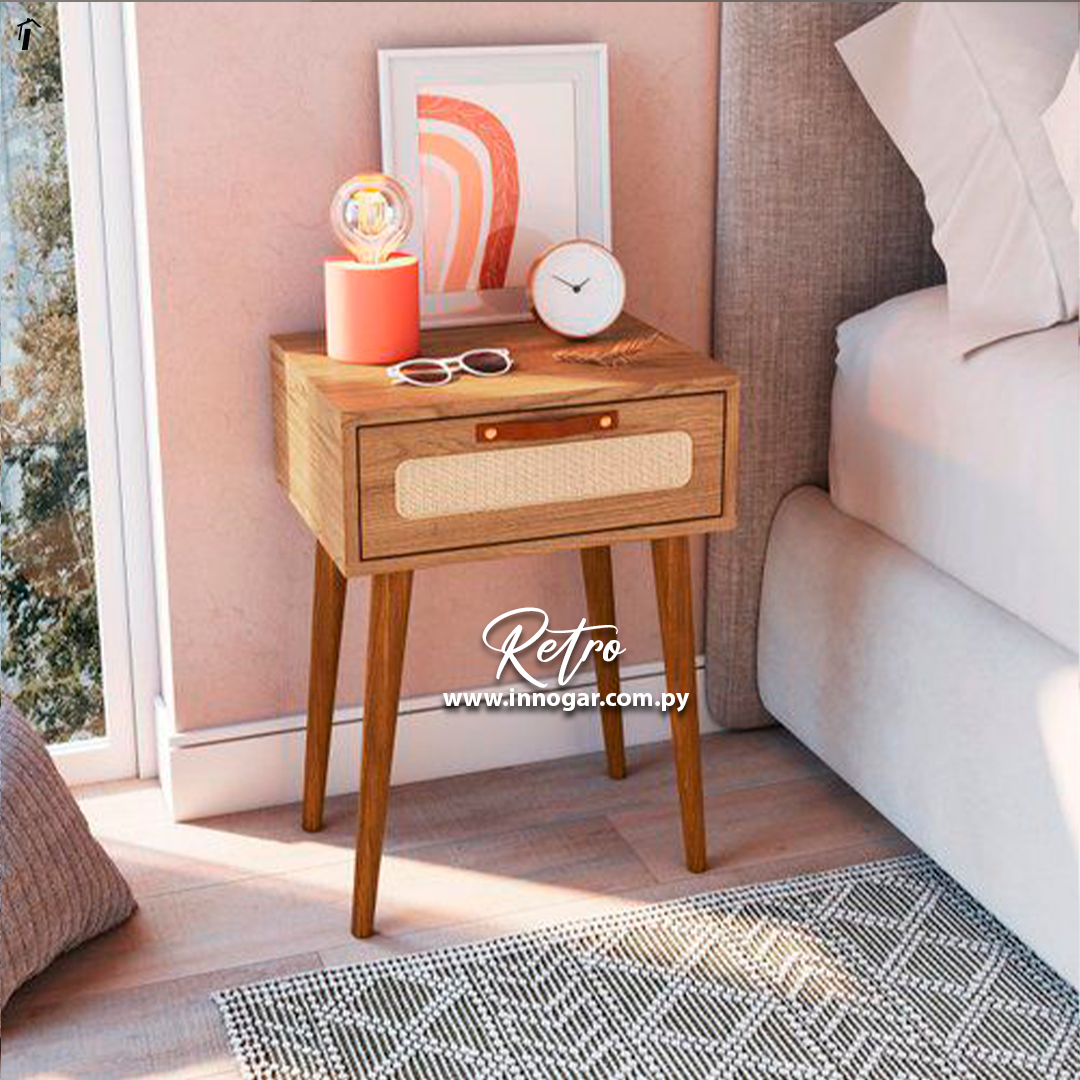 Mesa de Luz Retro Olmo