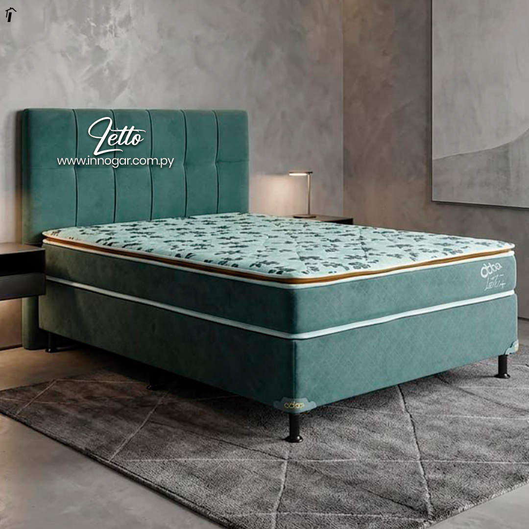 Sommier Letto Verde Aqua
