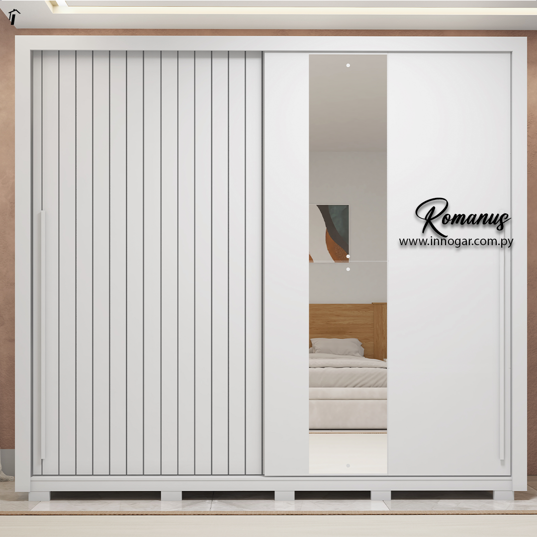 Ropero Romanus Blanco Blanco