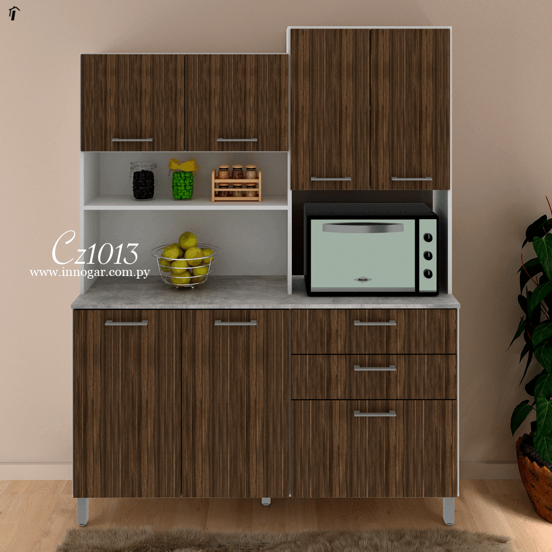 Kit Cocina Cz1013 / Blanco nogal