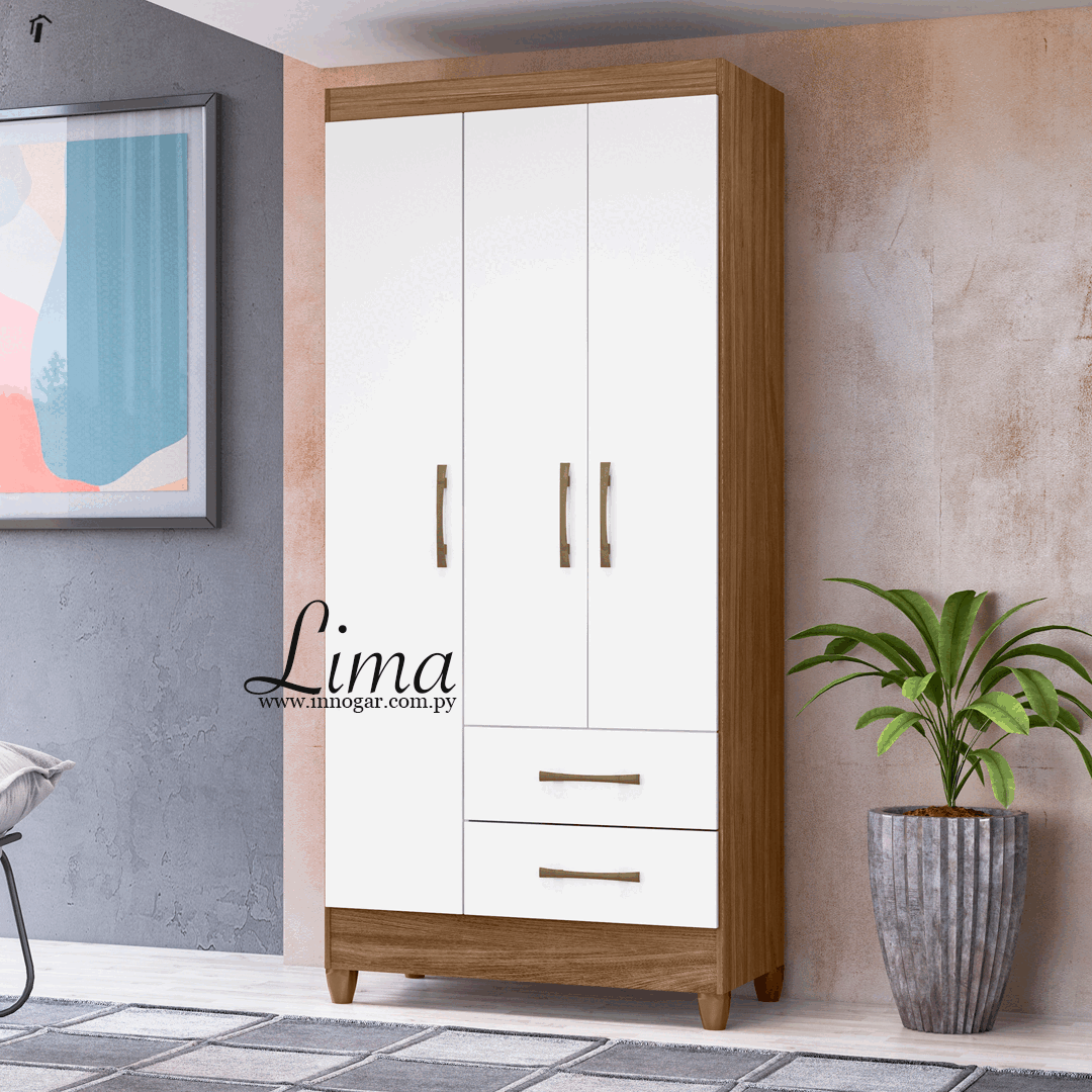 Ropero Lima - Naturale/ Blanco