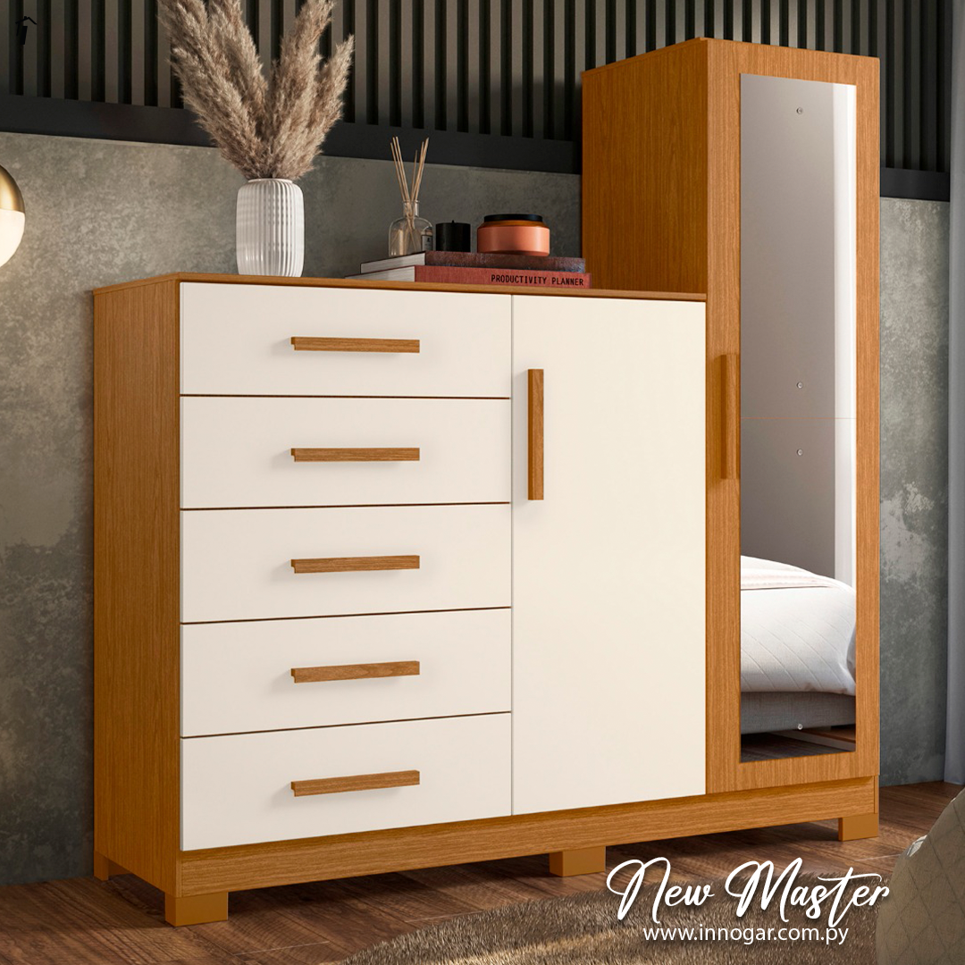 Comoda New Master Cinamomo Mate / Off White