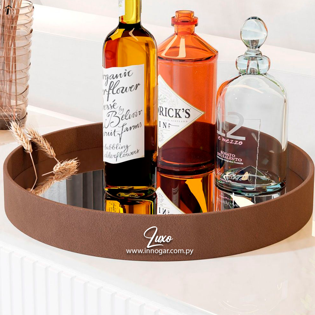 Bandeja Luxo Marron
