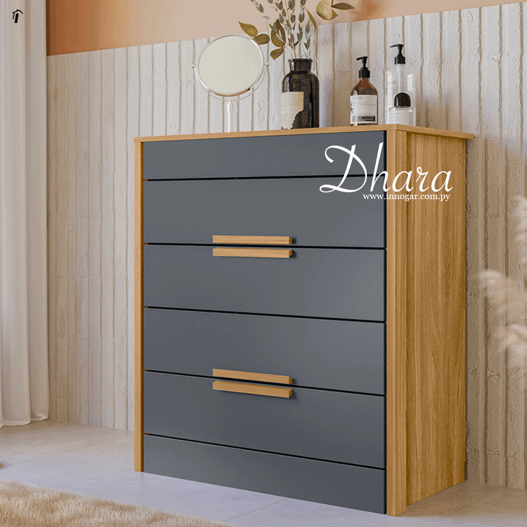 Comoda Dhara / Freijó / Gris