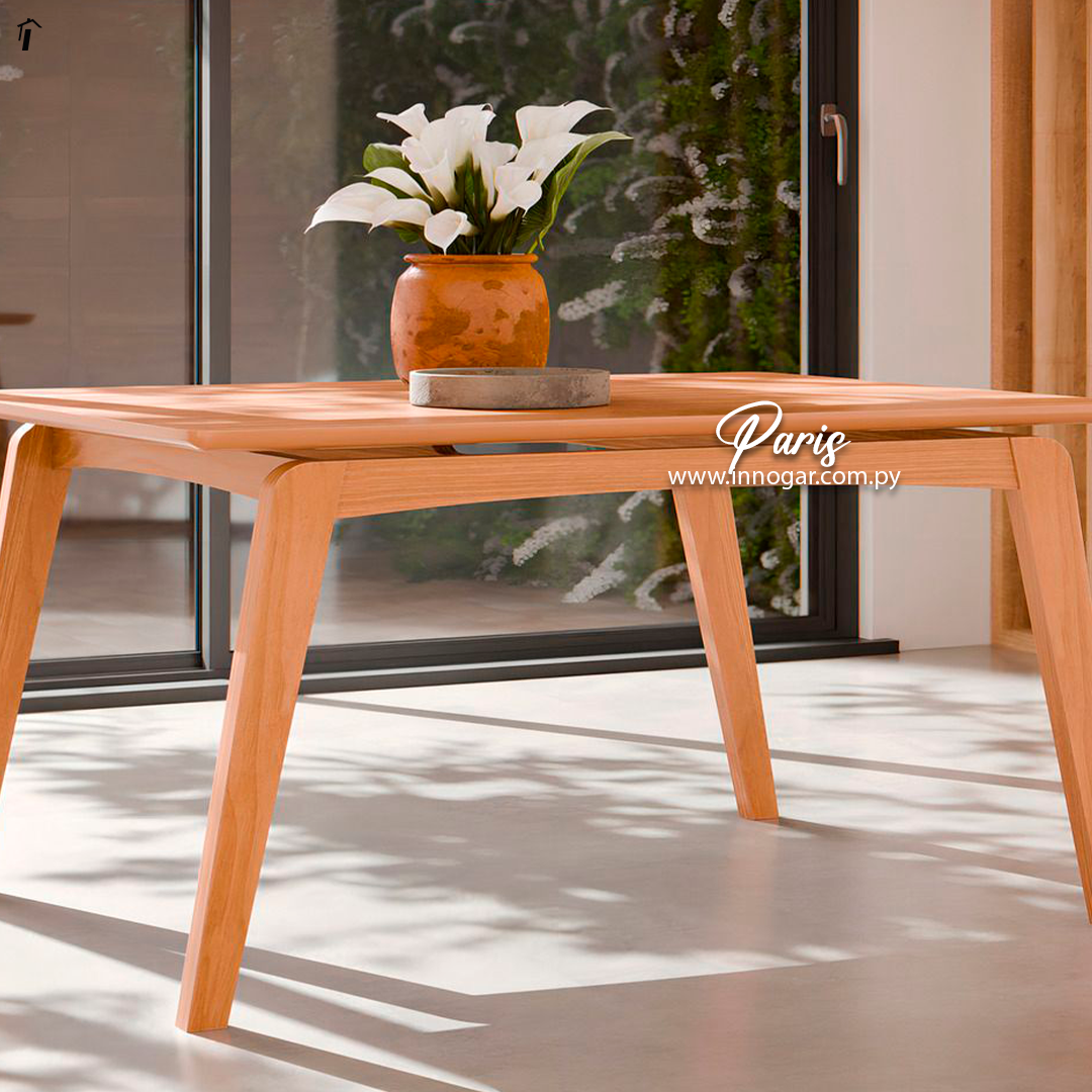 Mesa Paris de Madera Naturale 