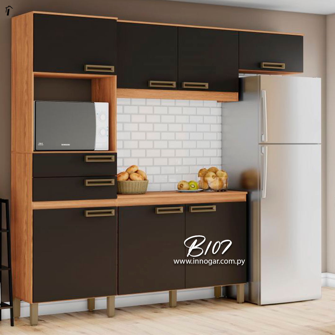 Kit Cocina B107 / Nature - Negro