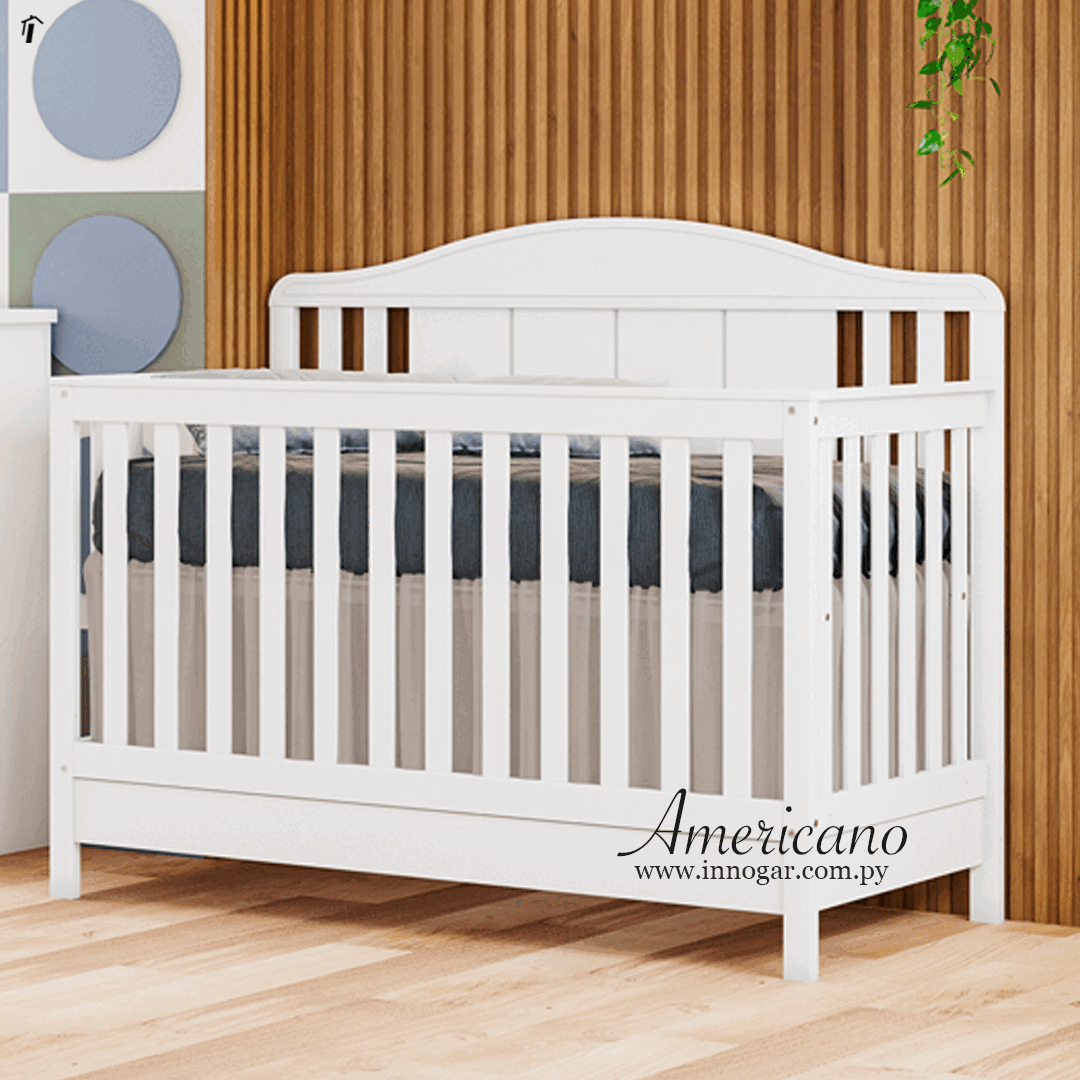 Cuna Pared Americano / Blanco