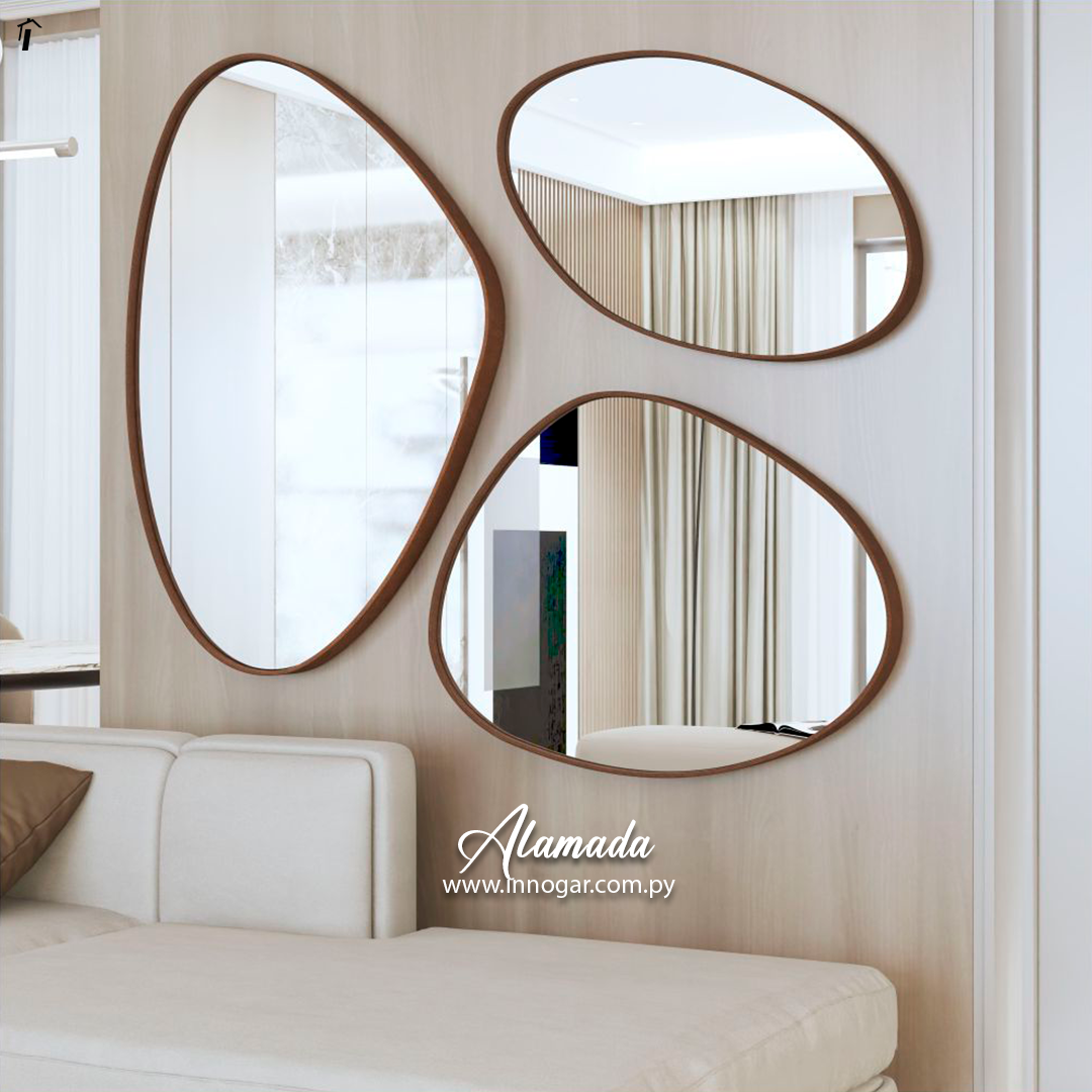 Conjunto Espejos Alamanda / Color Bronce
