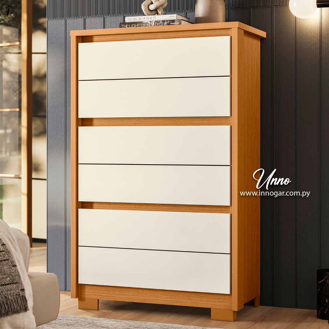 Comoda Unno Cinamomo Mate / Off White 