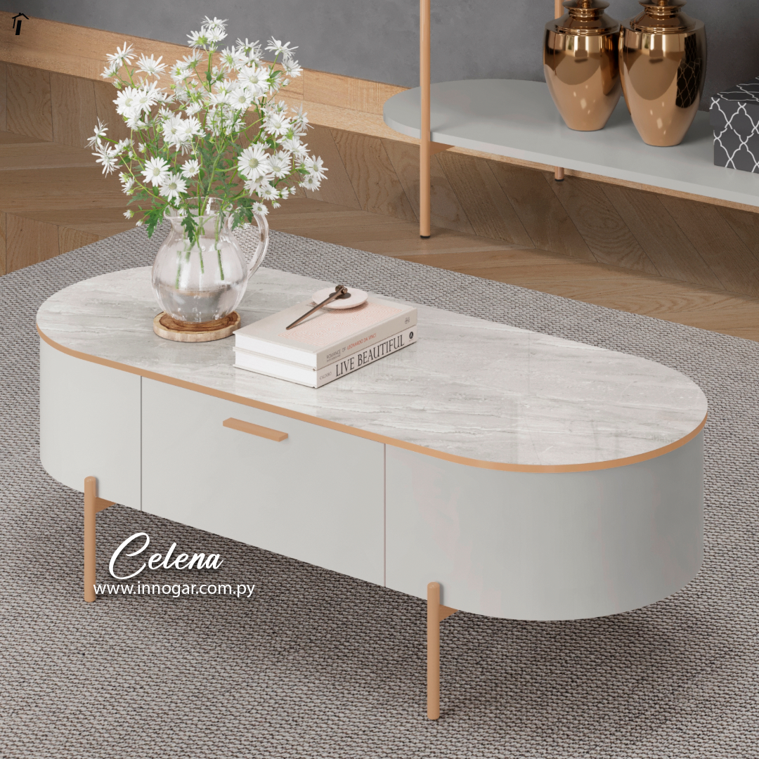 Mesa Centro Celena Off white