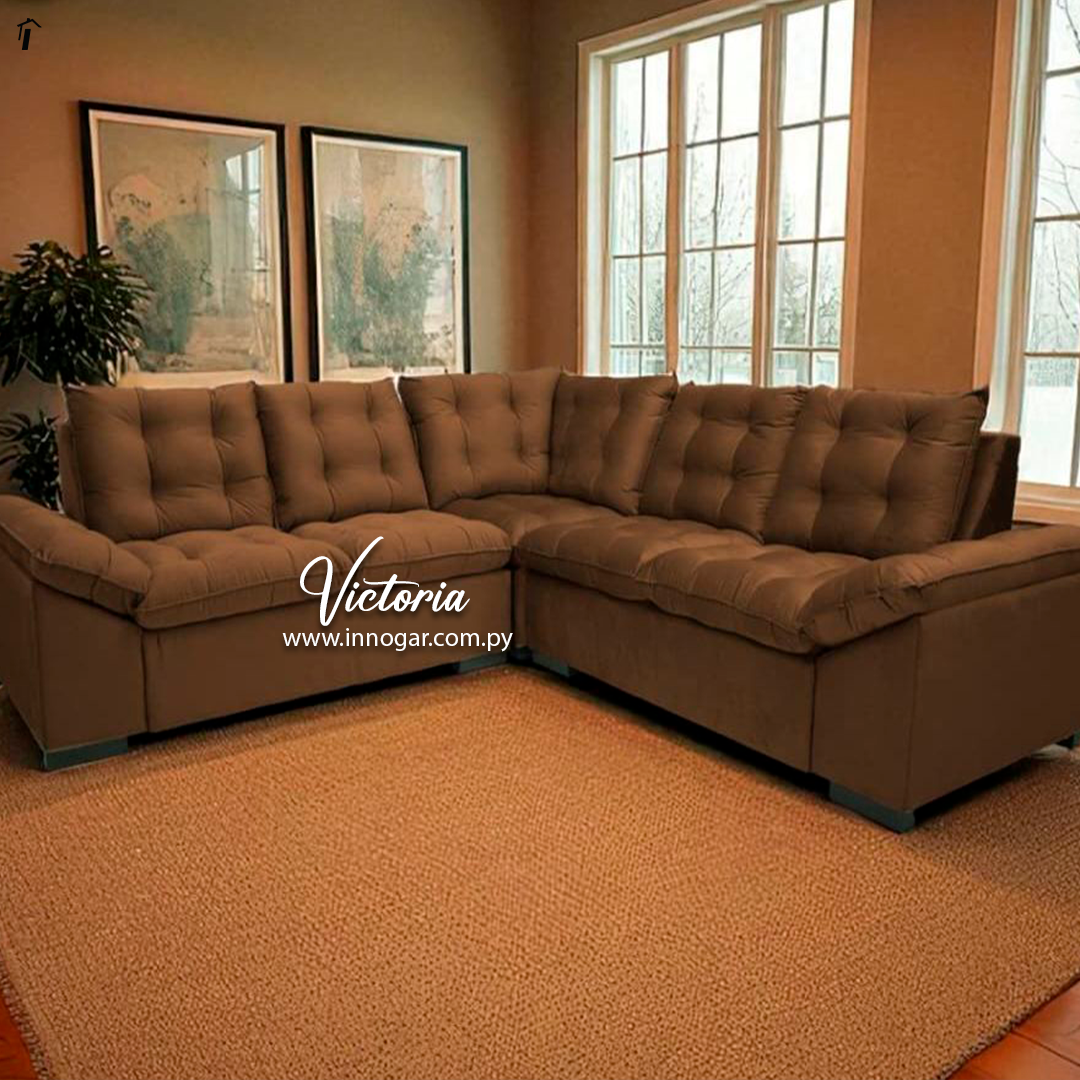 Sofa Victoria Verde Gamuza