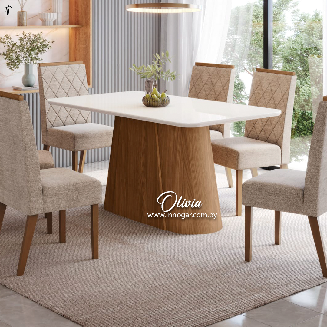 Juego de Comedor Olivia / Silla Nina
