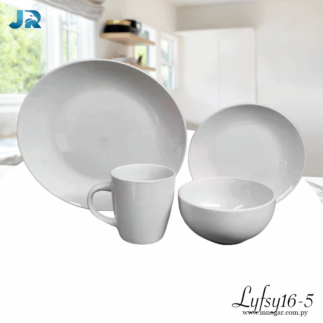 Set de Vajilla Cerámica LYFSY16-5 / 16unidades