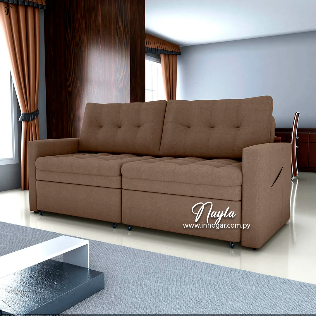 Sofa Cama Matrix Nayla Marron 