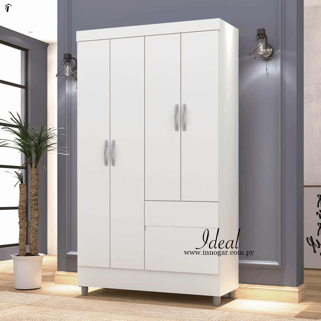 Ropero Ideal 4P / Blanco