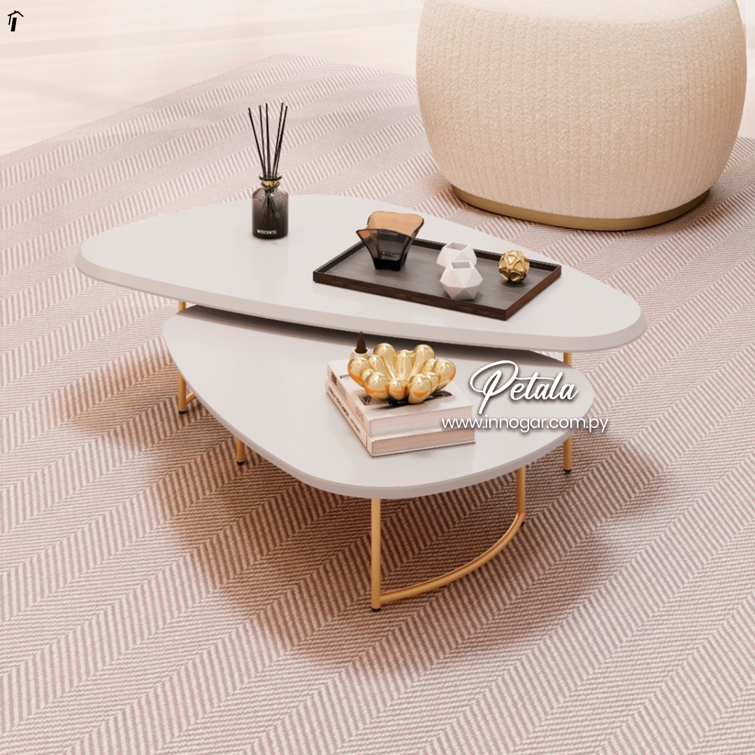 Mesa Centro Petala Off White 