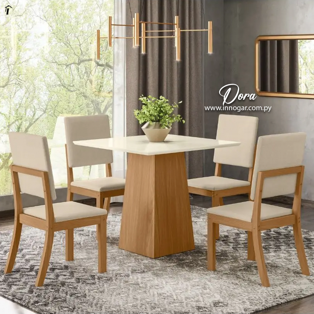 Juego de Comedor Dora / Sillas Milla