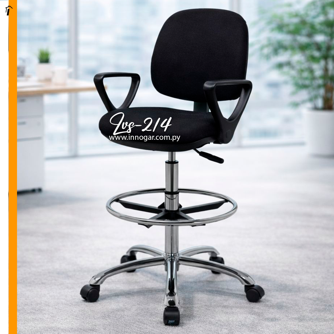 Silla Cajera LVS-214 Negro 