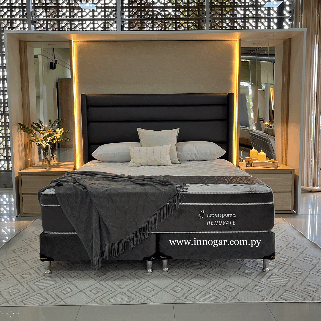 Cama Renovare Gris 1,40