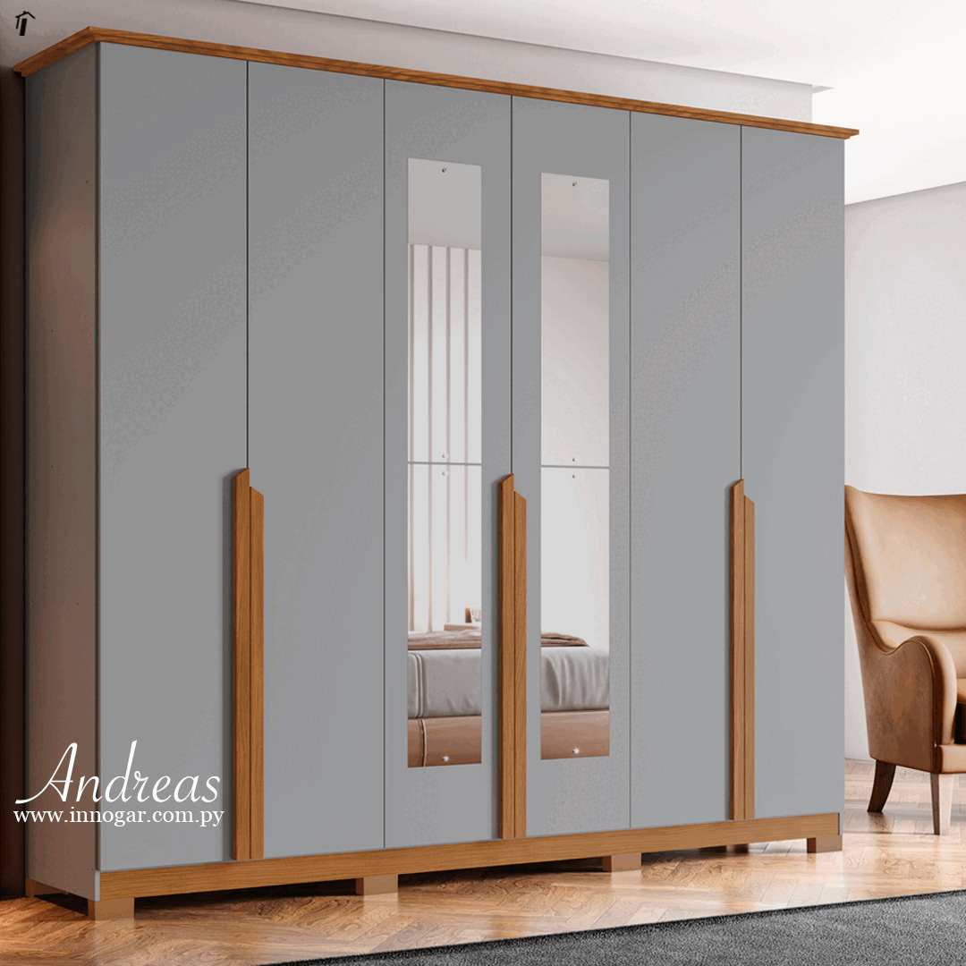 Ropero Andreas D309 / Gris Nature