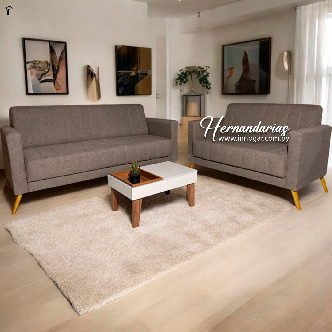 Sofas Hernandarias 3.2 Marron Pino
