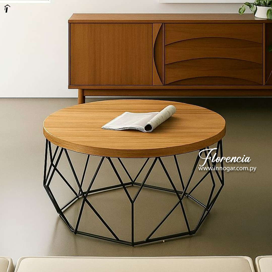 Mesa Centro Florencia Freijo Negro 