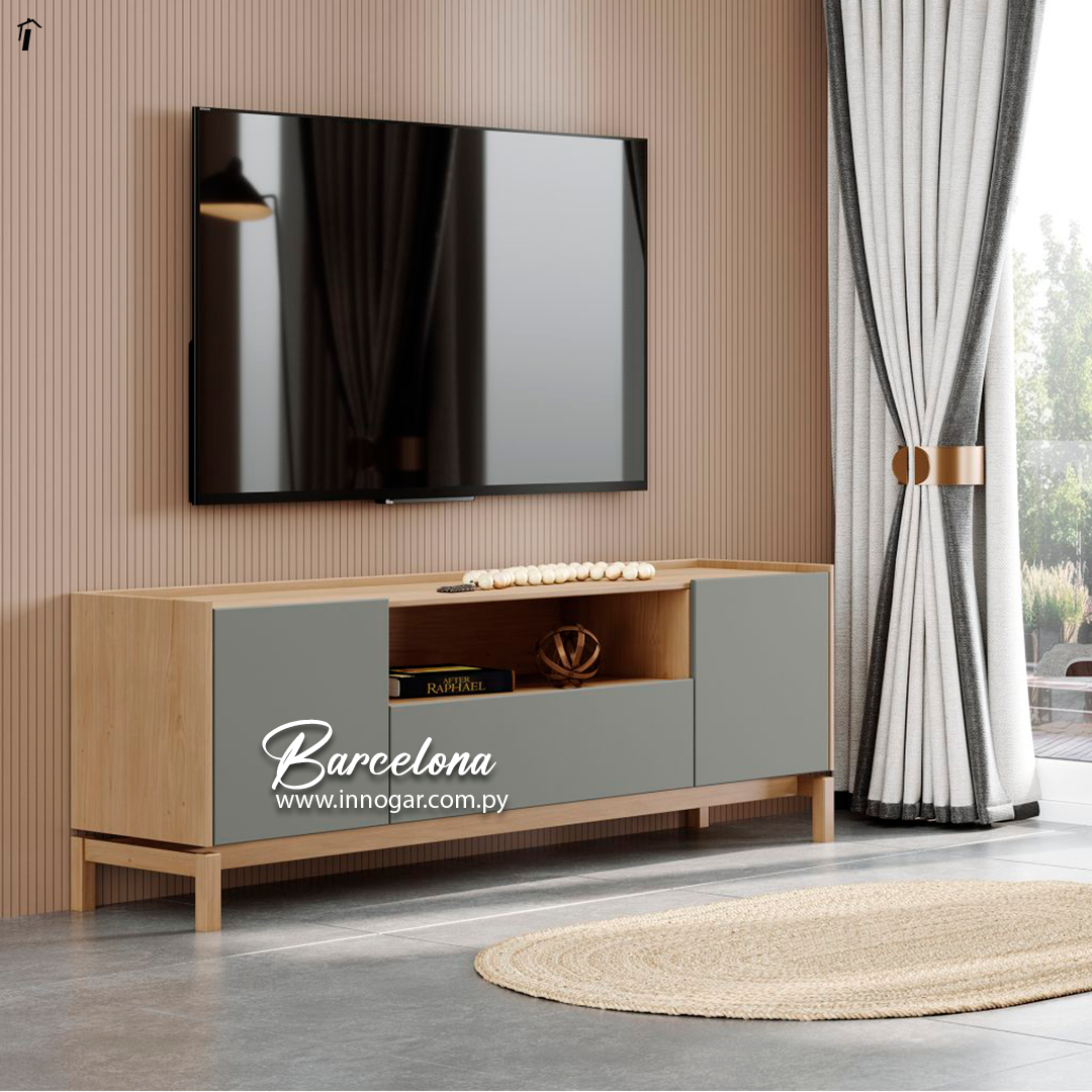 Rack Barcelona 2P Oak Ferrolack