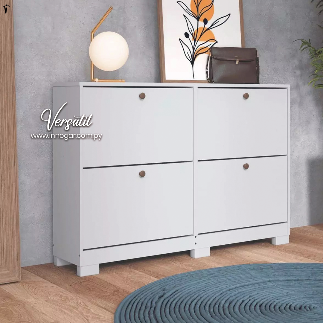 Zapatera Versatil 4P Blanco