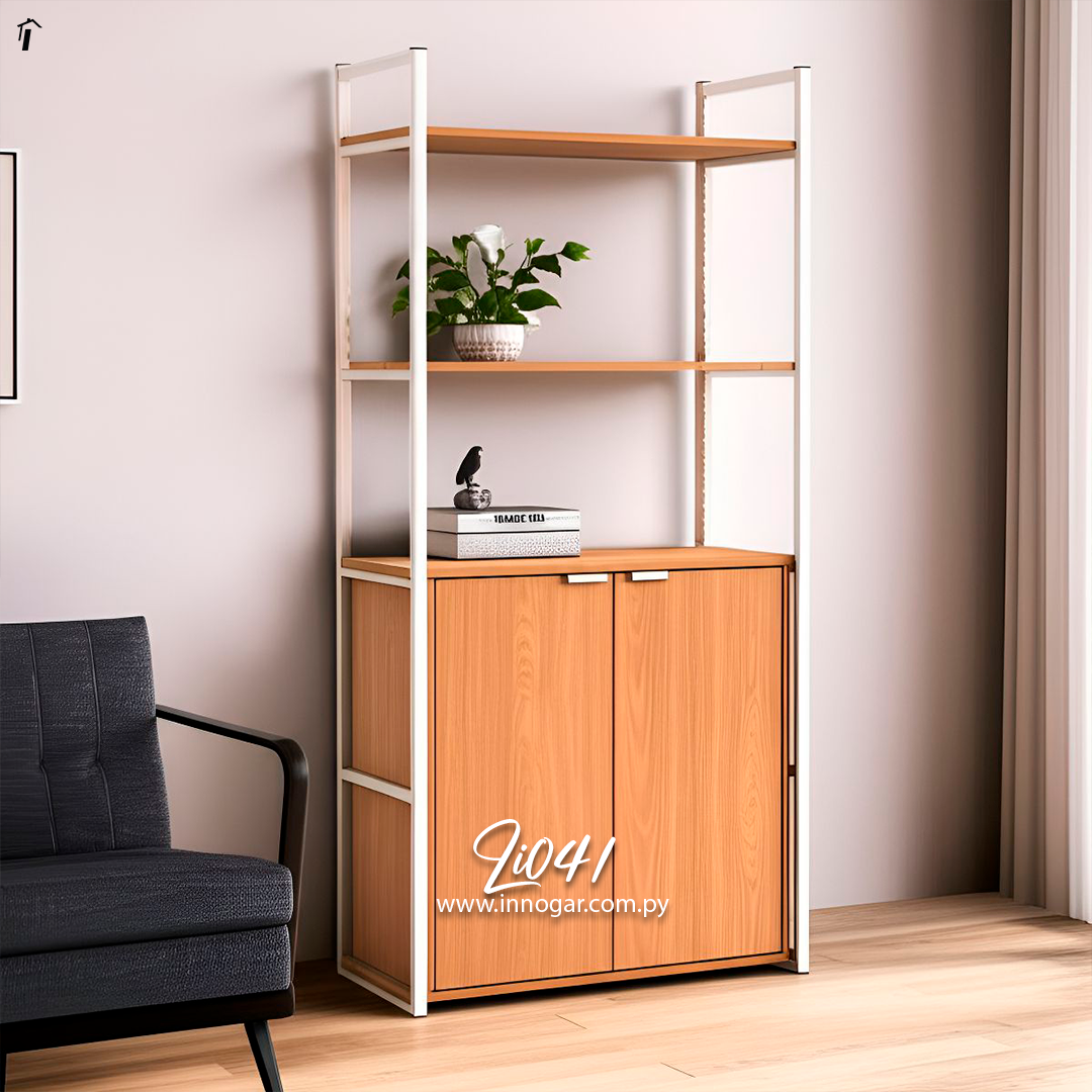 Estante Alta L1041 Canela Blanco