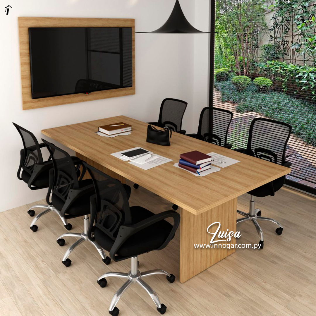 Combo Luisa Escritorio + Panel Freijo